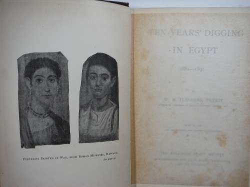 Ten Years Digging in Egypt - W.M. Flinders Petrie - Published 1892 - Rare Find