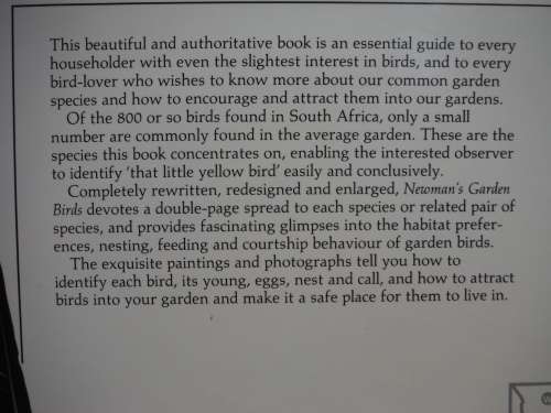 Newman`s Garden Birds - Hardcover - Kenneth Newman - 1992