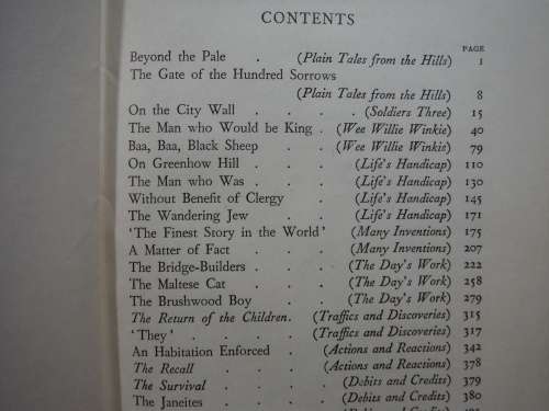Twenty-one Tales - Hardcover - Rudyard Kipling - 1946 Edition