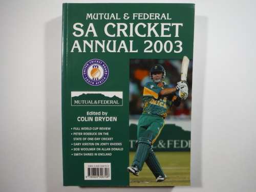 SA Cricket Annual 2003