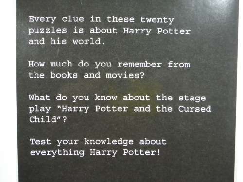 Harry Potter Crossword Puzzles - Patricia Janenko