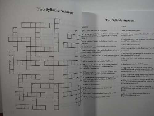 Harry Potter Crossword Puzzles - Patricia Janenko