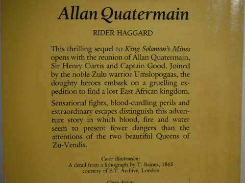 Allan Quatermain - Paperback - Rider Haggard
