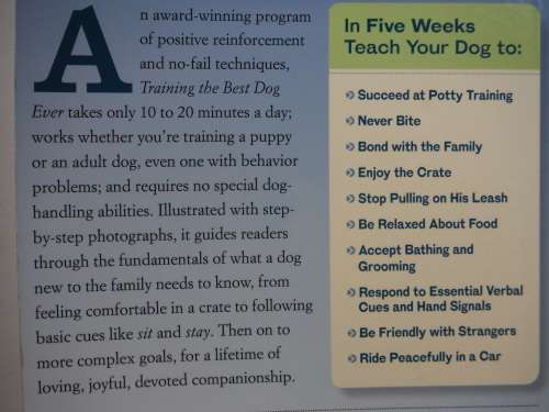Training the Best Dog Ever : A 5-Week Program - Dawn Sylvia-Stasiewicz