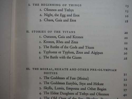 Myth and Man : The Gods of the Greeks - Hardcover - C. Kerenyi - 1951 Edition