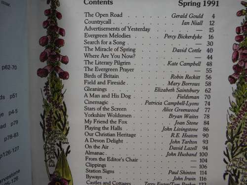 Evergreen : Britain`s Brightest Country Quarterly - 4 Volumes 1991