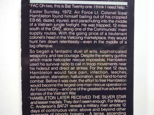 Bat 21 - Paperback - William C. Anderson