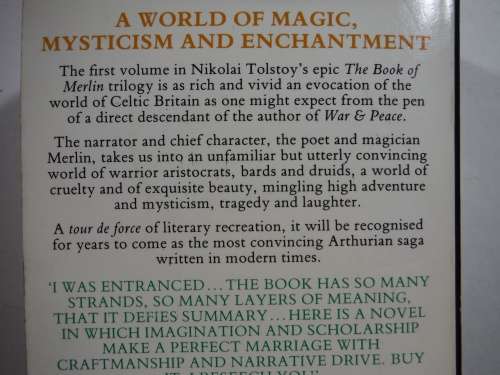 The First Book of Merlin : The Coming of the King - Paperback - Nikolai Tolstoy