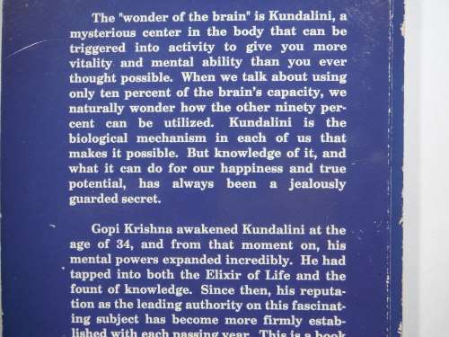 The Wonder of the Brain - Paperback - Gopi Krishna - 1987