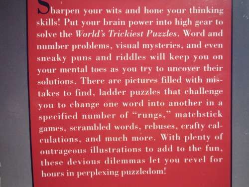 World`s Trickiest Puzzles - Paperback - Charles Barry Townsend