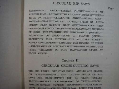 Principles of Machine Woodworking : Sawing and Planing - Hardcover - A.H.Haycock - 1948