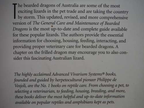 The Bearded Dragon Manual : From the Experts at Advanced Vivarium Systems