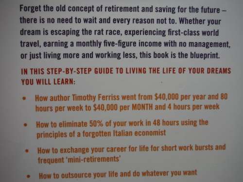 The 4-Hour Work Week - Paperback - Timothy Ferriss