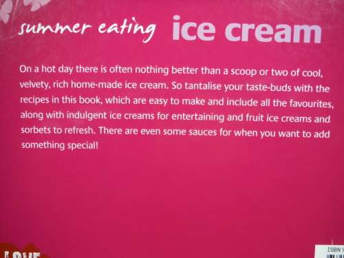 Ice cream - Softcover - Love Food