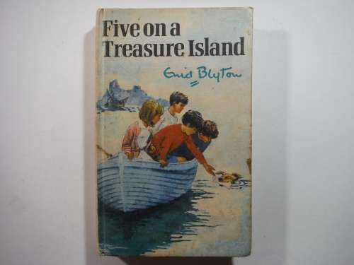 Five on a Treasure Island - Hardcover - Enid Blyton - 1974 Edition