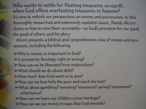 Money, Possessions and Eternity - Paperback - Randy Alcorn