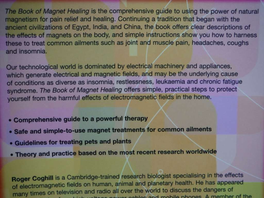 The Book of Magnet Healing - Softcover - Roger Coghill