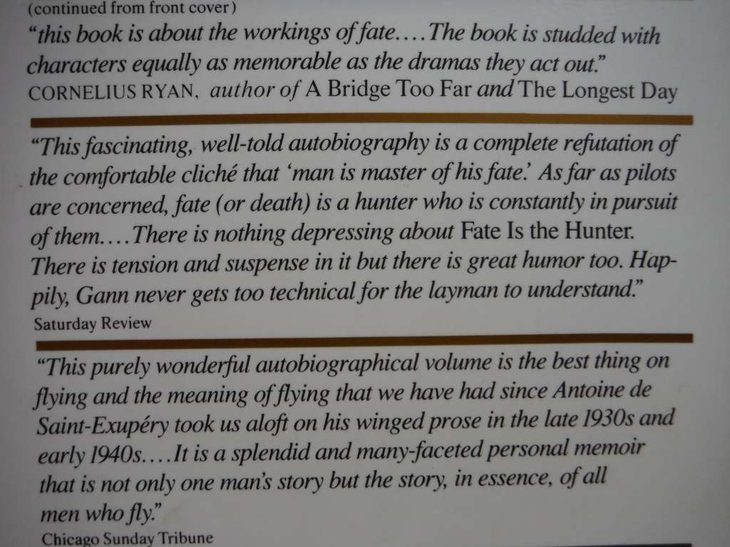 Fate is the Hunter - Paperback - Ernest K. Gann