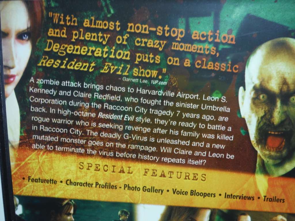 Resident Evil Degeneration - DVD