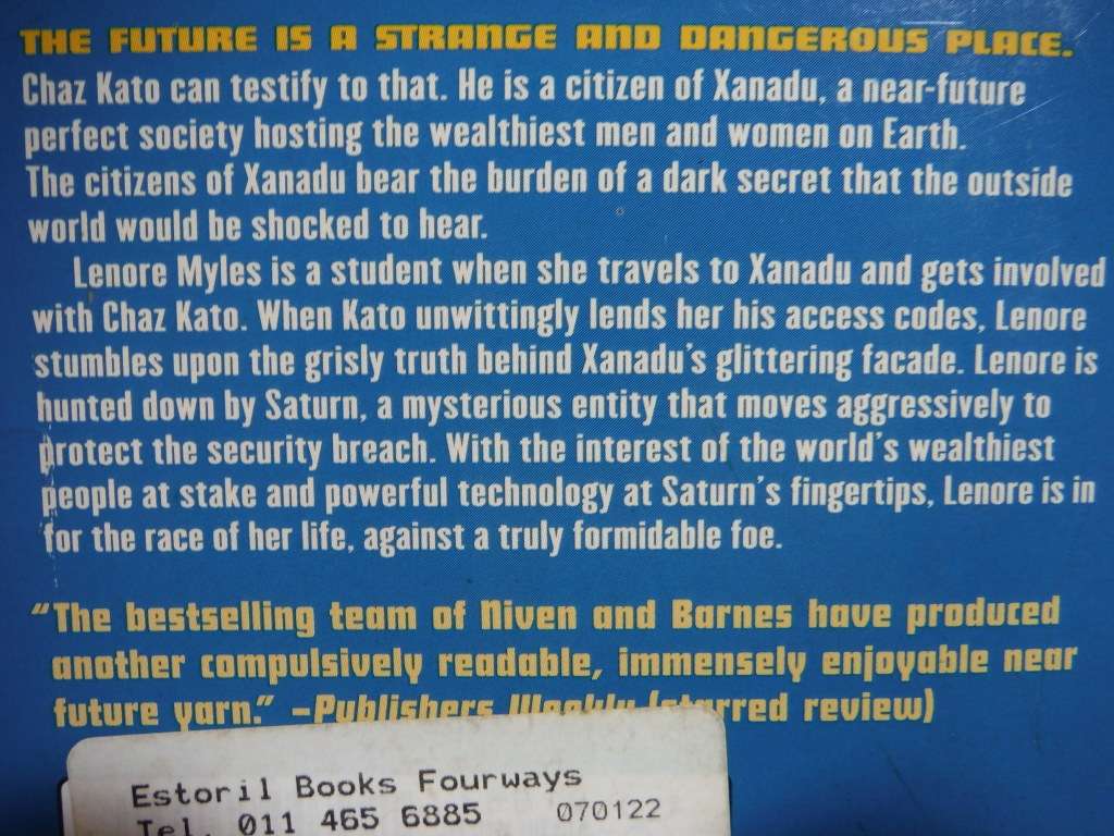 Saturn`s Race - Paperback - Larry Niven and Steven Barnes