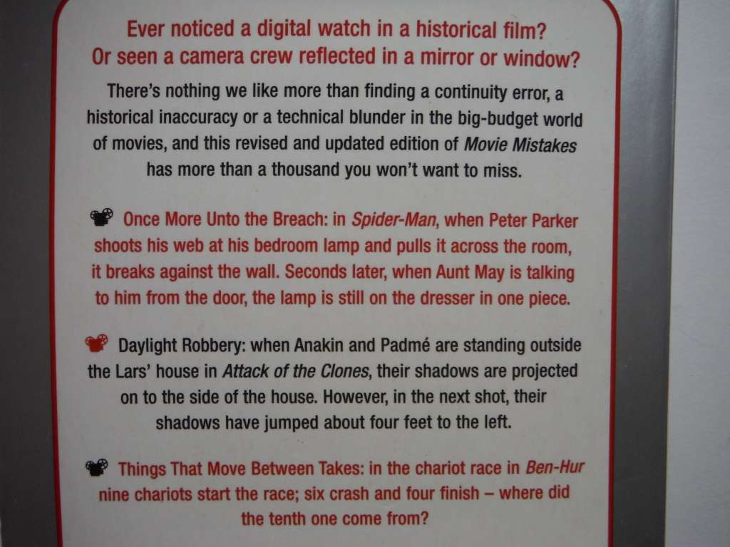 Movie Mistakes : Take 2 : Revised & Updated - Paperback - Jon Sandys