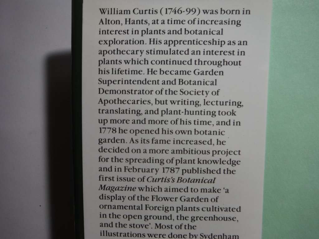 Curtis`s Flower Garden Displayed : 120 Plates from the Years 1787-1807 - Hardcover