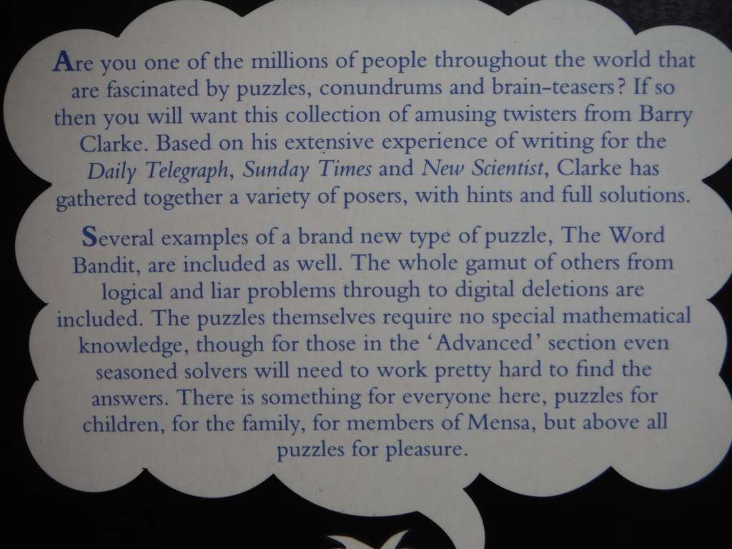 Puzzles 4 Pleasure - Paperback - Barry R. Clarke
