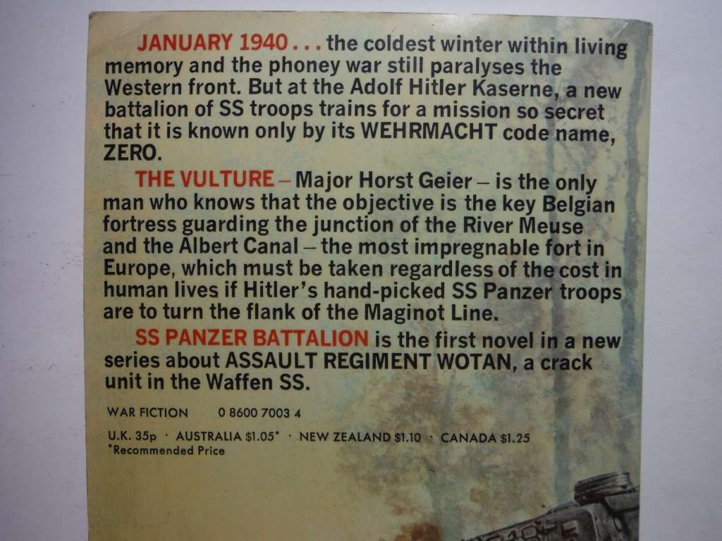 SS Panzer Battalion - Paperback - Leo Kessler