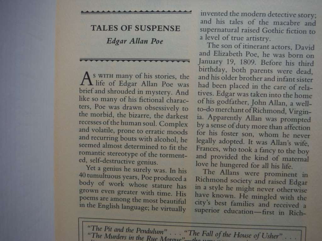 Tales of Suspense - Hardcover - Edgar Allan Poe - Reader`s Digest
