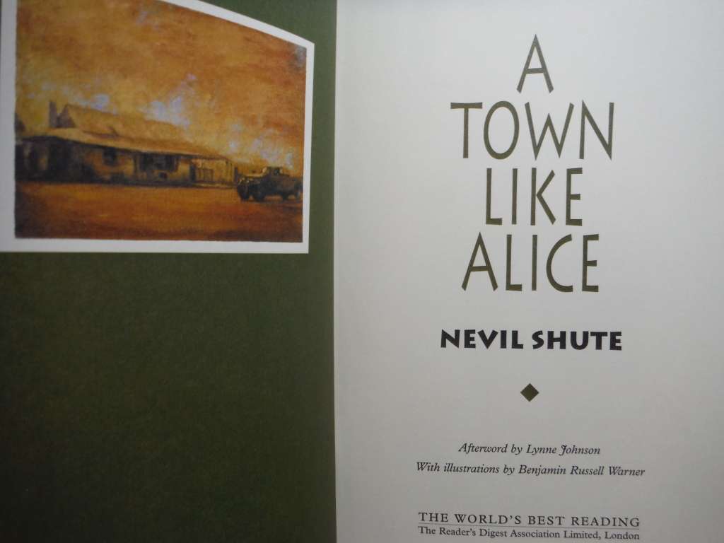 A Town Like Alice - Hardcover - Nevil Shute - Reader`s Digest
