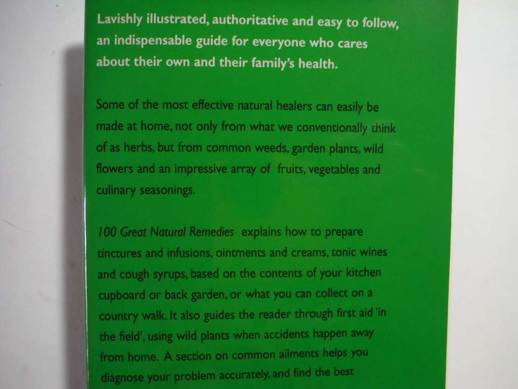 100 Great Natural Remedies : Using Healing Plants at Home - Hardcover - Penelope Ody
