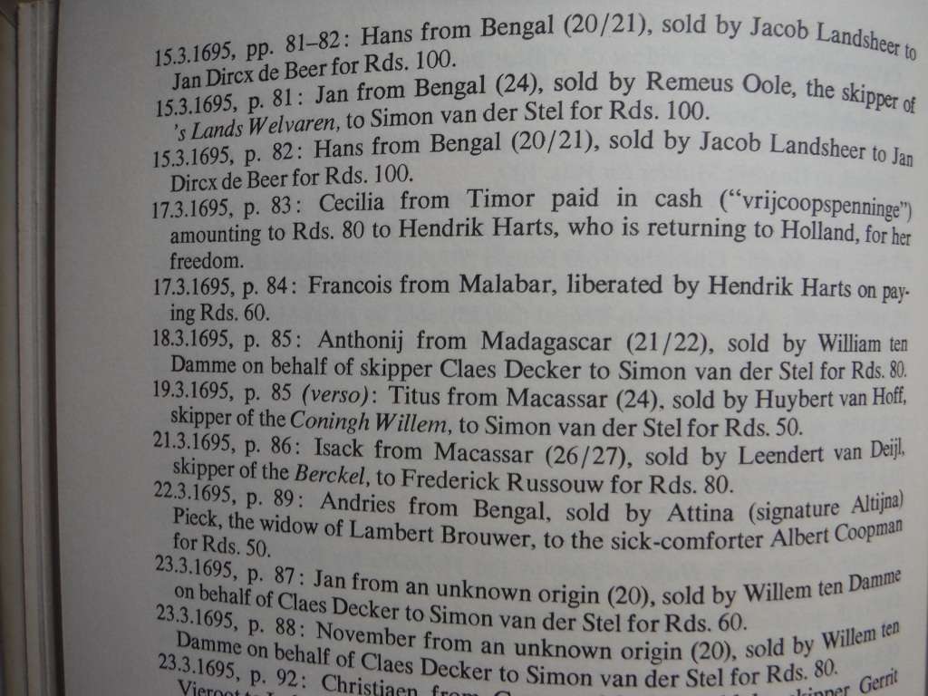 Slaves and Free Blacks at the Cape 1658-1700 - Hardcover - AJ Boeseken - 1977 First Edition