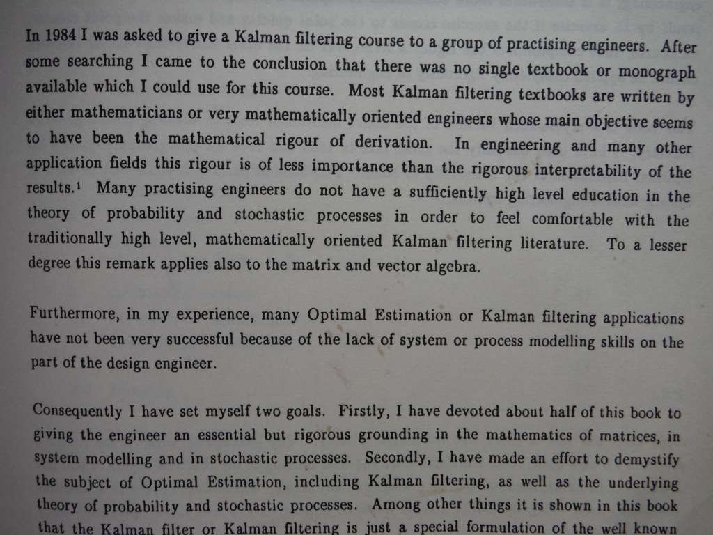 Optimal Estimation for Engineers - Hardcover - Eduard Eitelberg - 1991