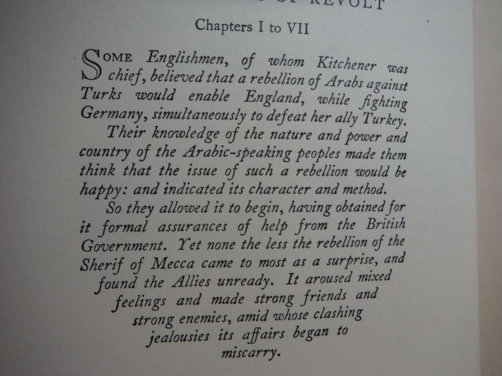 Seven Pillars of Wisdom - Hardcover - T.E. Lawrence - 1938 Eleventh Impression