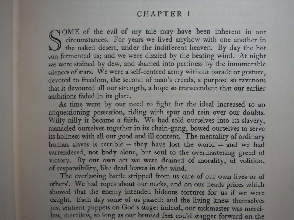 Seven Pillars of Wisdom - Hardcover - T.E. Lawrence - 1938 Eleventh Impression