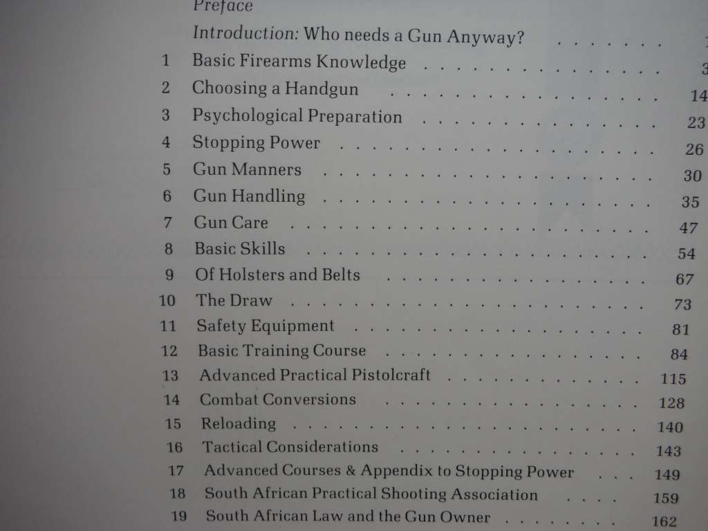 Handguns for Self-Defence : A South African Guide - Paperback - Gerry Gore - 1989