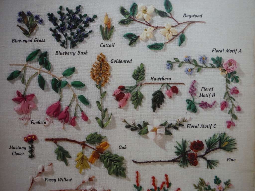 An Encyclopedia of Ribbon Embroidery : Birds, Butterflies, and Blossoms