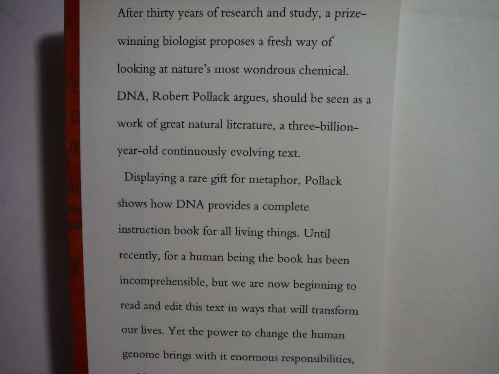 Signs of Life : The Language and Meanings of DNA - Hardcover - Robert Pollack