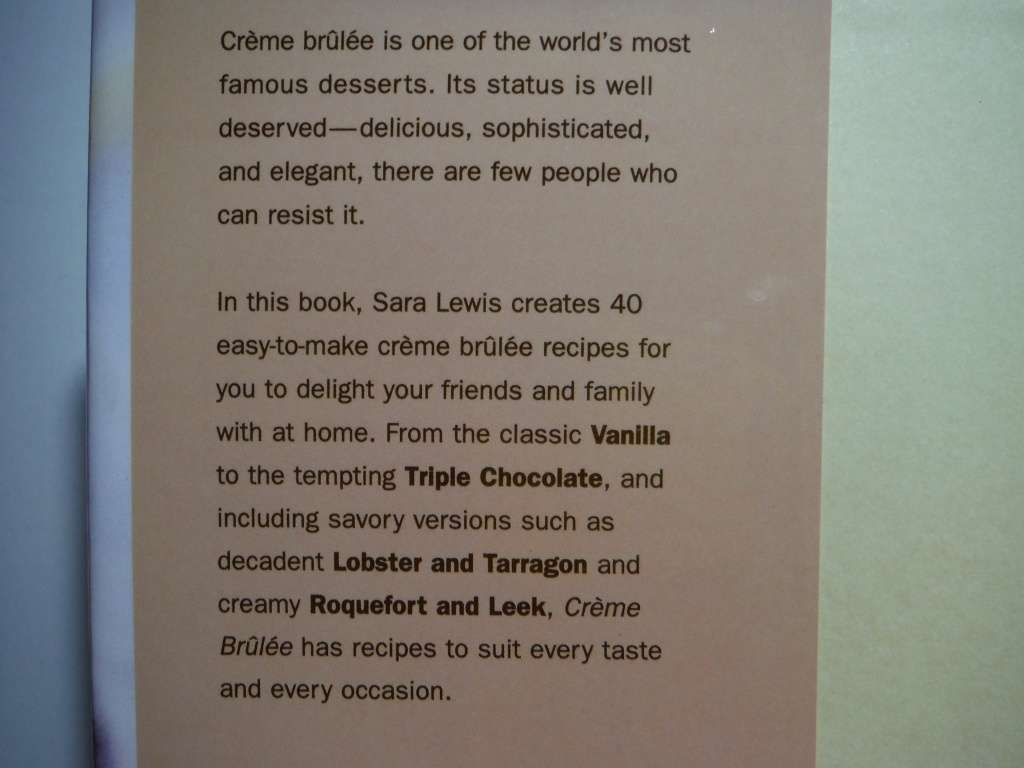 Creme Brulee - Hardcover - Hamlyn