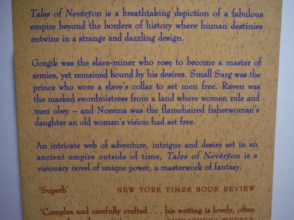 Tales of Neveryon - Paperback - Samuel R. Delany