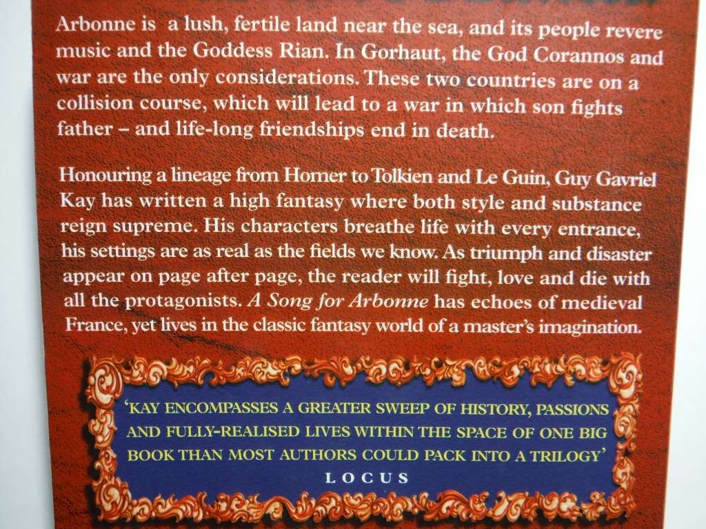A Song for Arbonne - Paperback - Guy Gavriel Kay