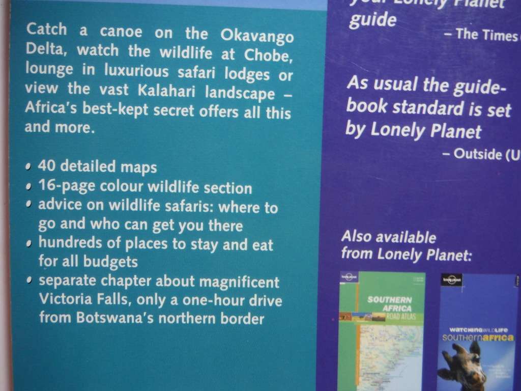 Lonely Planet : Botswana - Paperback - Paul Greenway