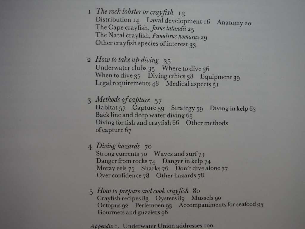 Diving for Crayfish in South Africa - Hardcover - Colin Vary - 1983 First Edition