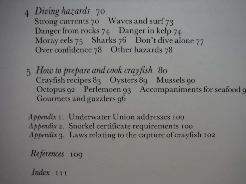 Diving for Crayfish in South Africa - Hardcover - Colin Vary - 1983 First Edition