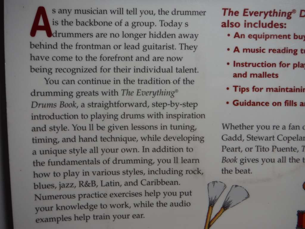 The Everything Drums Book - Softcover - Eric Starr