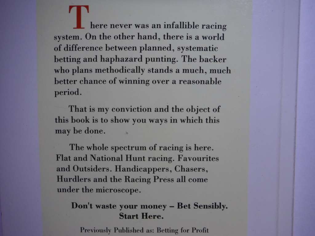 Betting Systems That Win : Horse Racing - Paperback