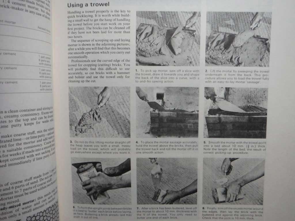 Working with Bricks, Concrete and Stone - Softcover - Reader`s Digest Basic Guide