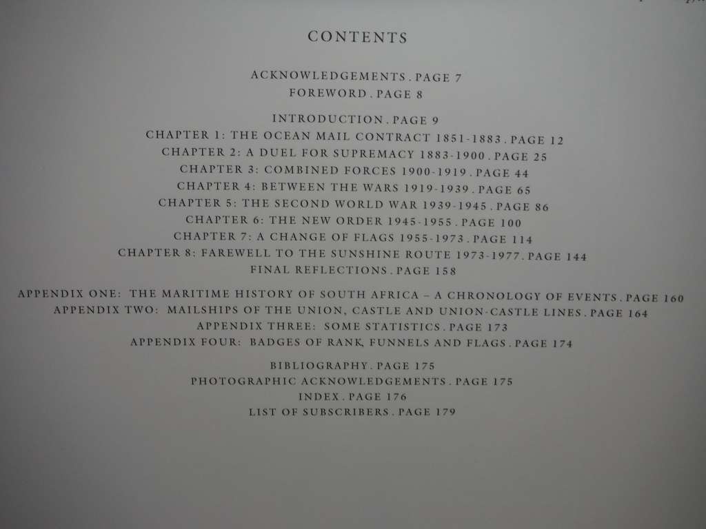 Mailships of the Union-Castle Line - Hardcover - C.J Harris and Brian D. Ingpen