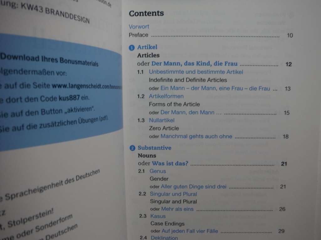 German Grammar in a Nutshell - Paperback - Langenscheidt