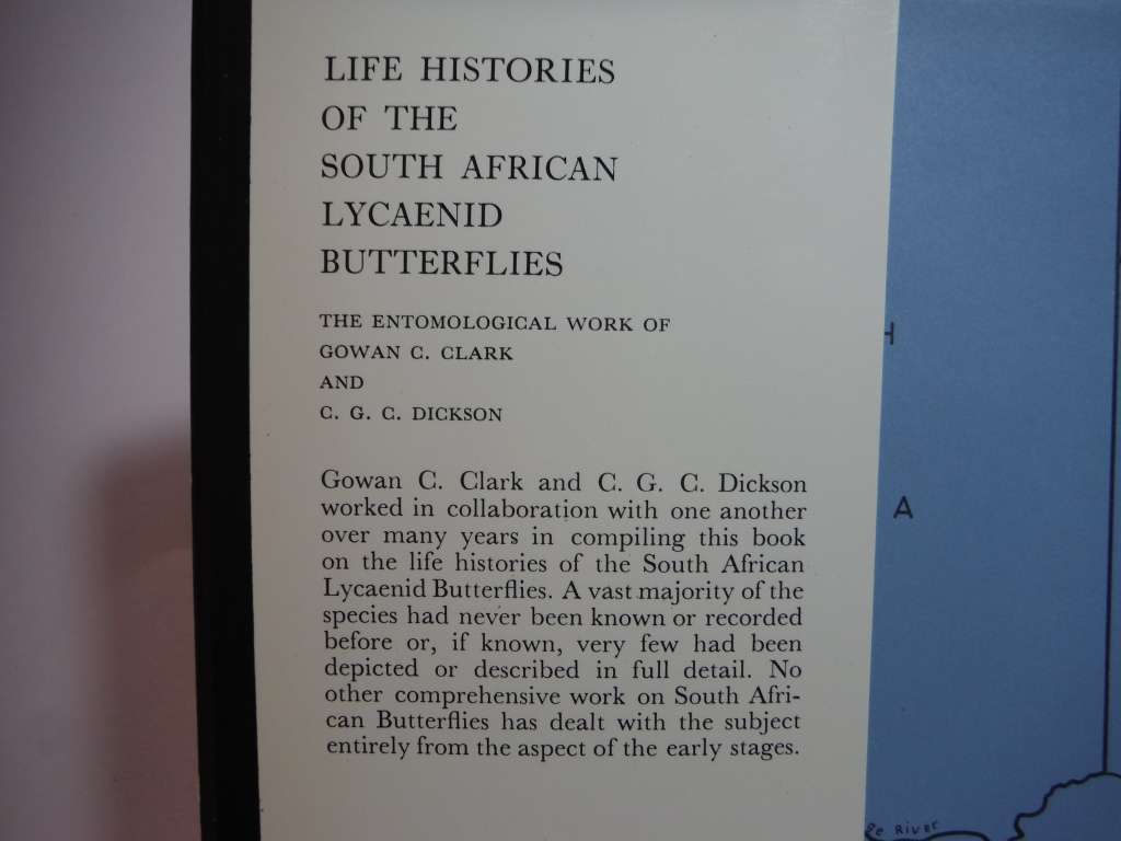 Life Histories of the South African Lycaenid Butterflies - Hardcover - Gowan C. Clark - 1971